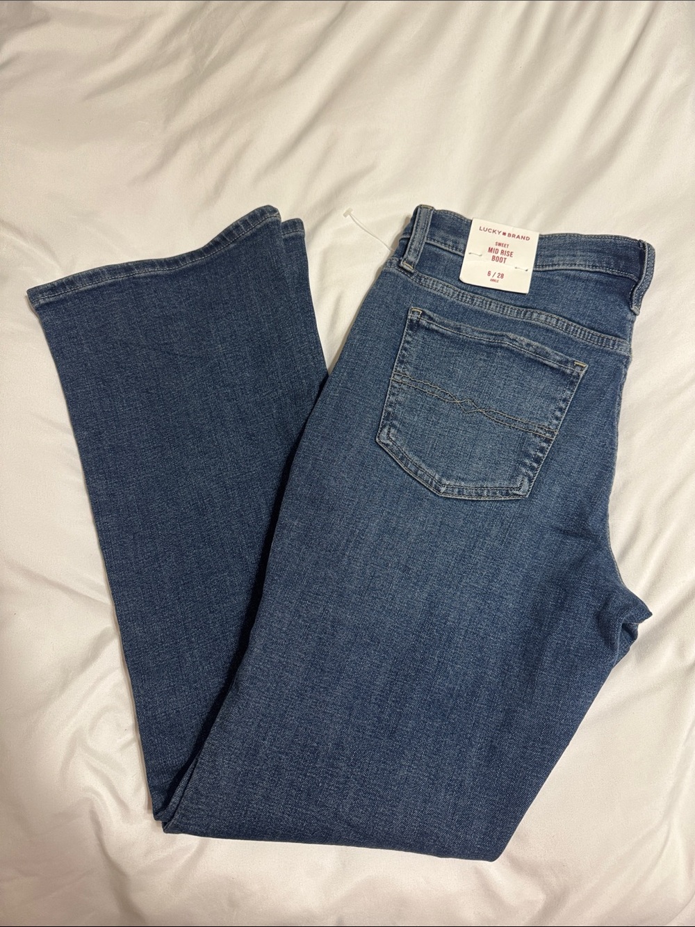 Lucky Brand Women's Bootcut Jeans in Medium Blue Wash